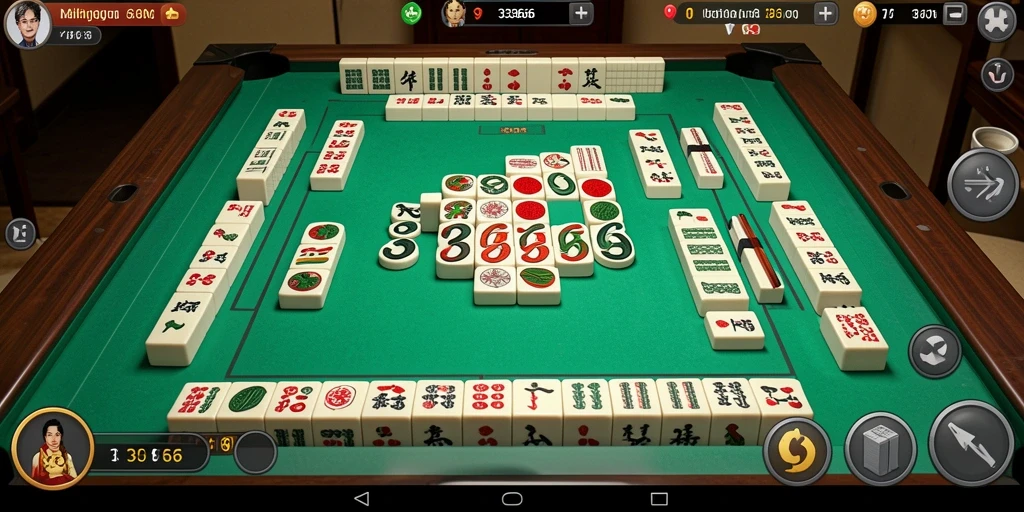 Tampilan gameplay menarik dari permainan Mahjong 333666.