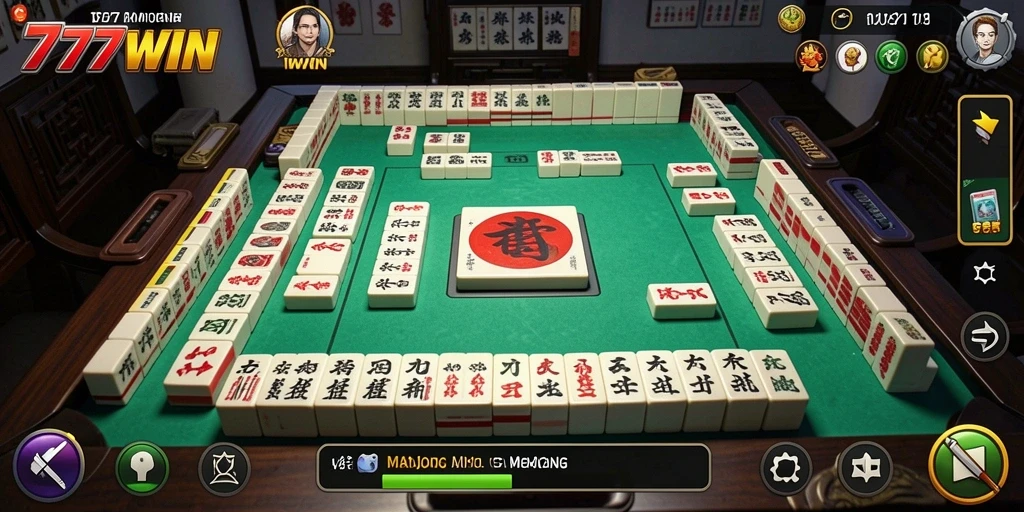 Gameplay menarik dari 777WIN dalam permainan Mahjong.