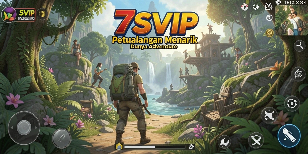 Tangkapan layar 7SVIP menampilkan aksi seru dalam petualangan yang memukau.