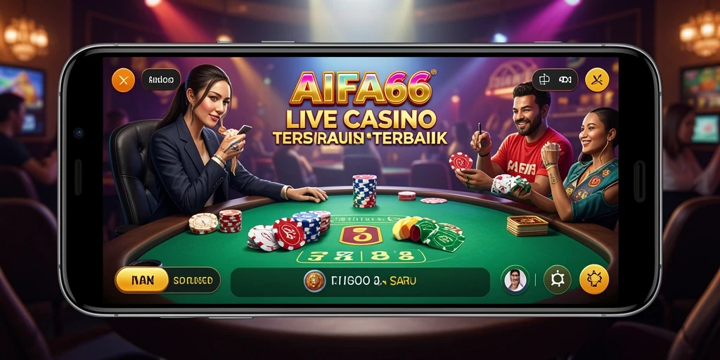 Gameplay AIFA66 yang memukau di Live Casino dengan dealer langsung.