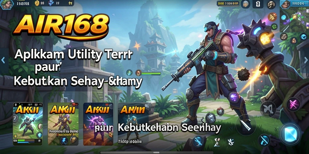 Tangkapan layar dari antarmuka AIR168 yang intuitif dan fungsional.