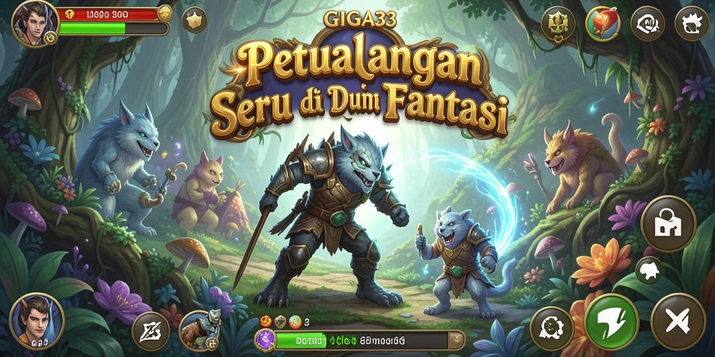 Tangkapan layar GIGA33 menampilkan gameplay menarik dan menegangkan.