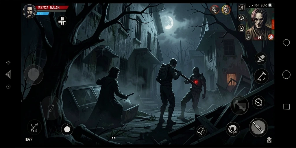 Gameplay menegangkan dengan suasana yang mencekam di IDR77.