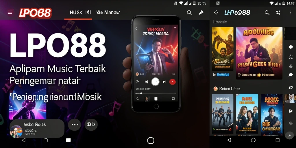 Screenshot gameplay LPO88 menampilkan pengguna yang menikmati permainan musik dengan antusias.