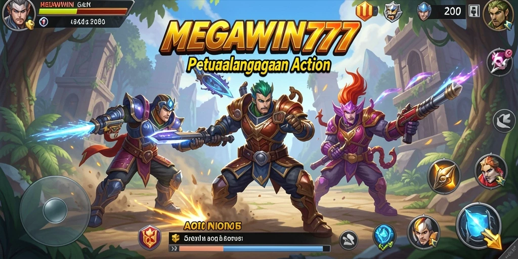 Screenshot gameplay MEGAWIN777 yang menampilkan aksi seru dan mendebarkan.