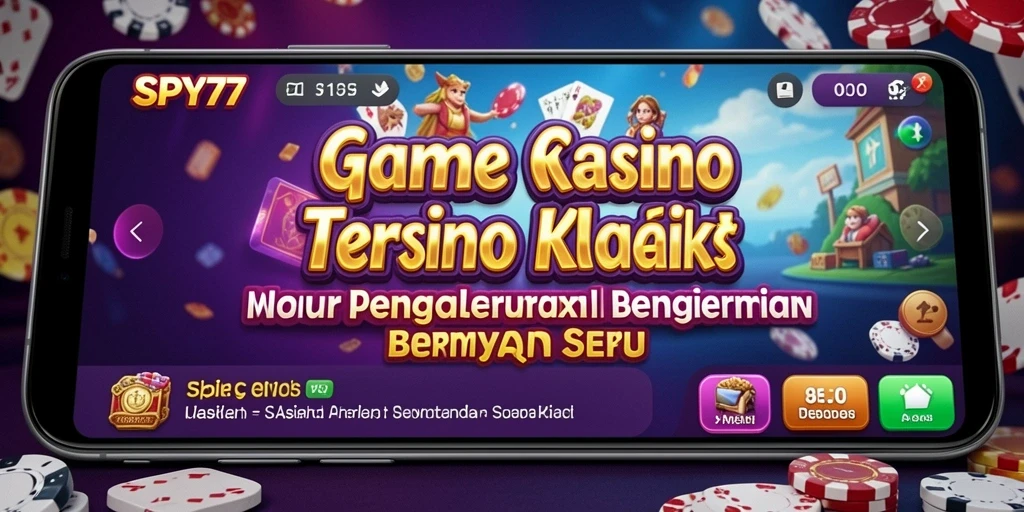 Tampilan menarik dari gameplay SPY77 yang penuh dengan aksi kasino.