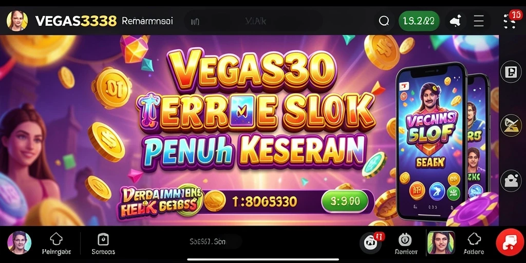 Tampilan menarik dari gameplay Slot di VEGAS338.