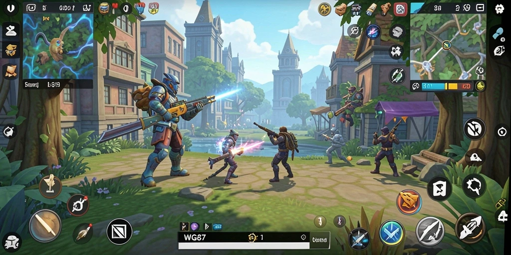 Tampilan gameplay WG87 yang menarik dalam simulasi interaktif.